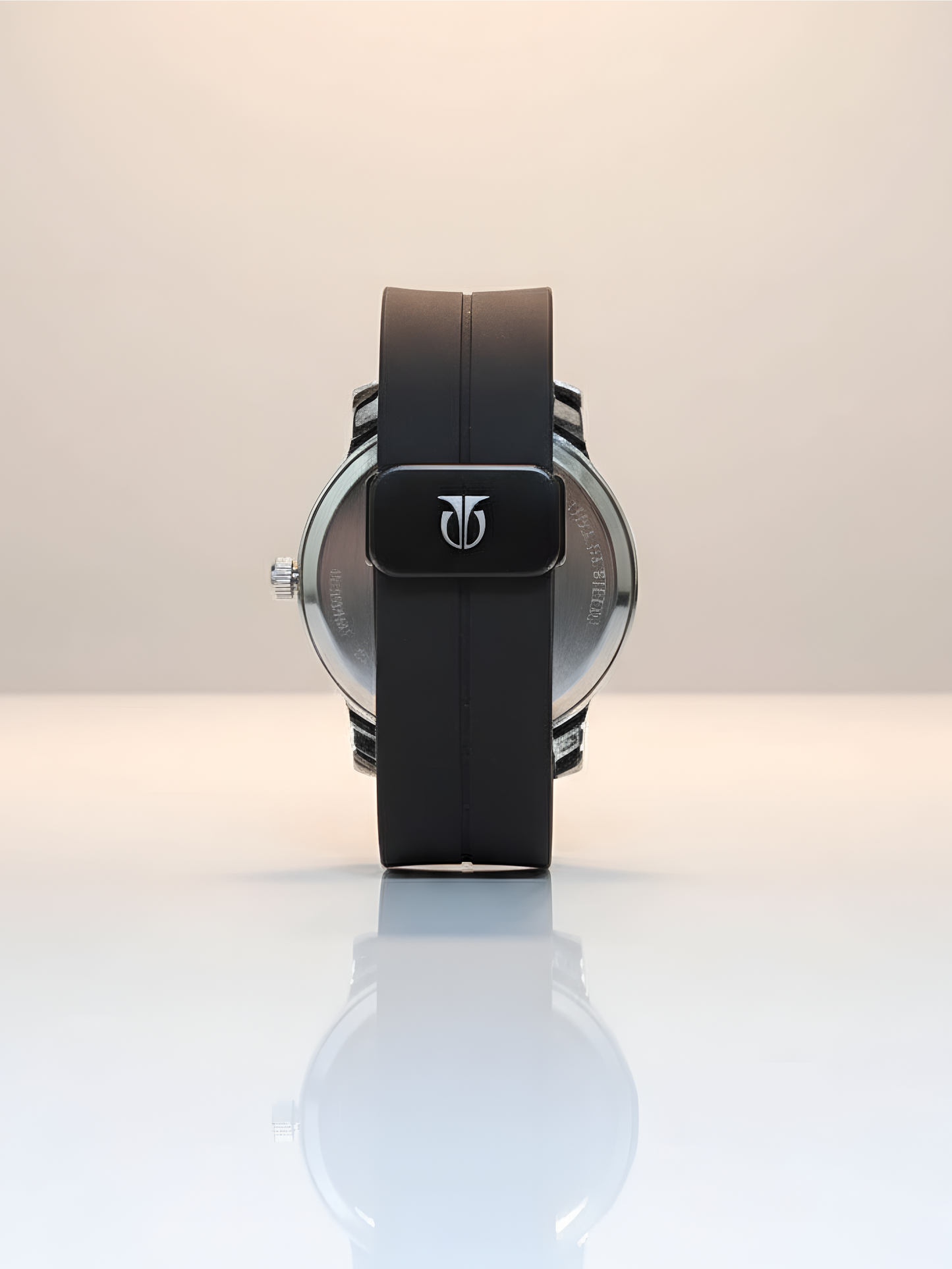 TITAN Men's Black Analog Watch, Silicone Band, Round Dial Wrist Watch for Men