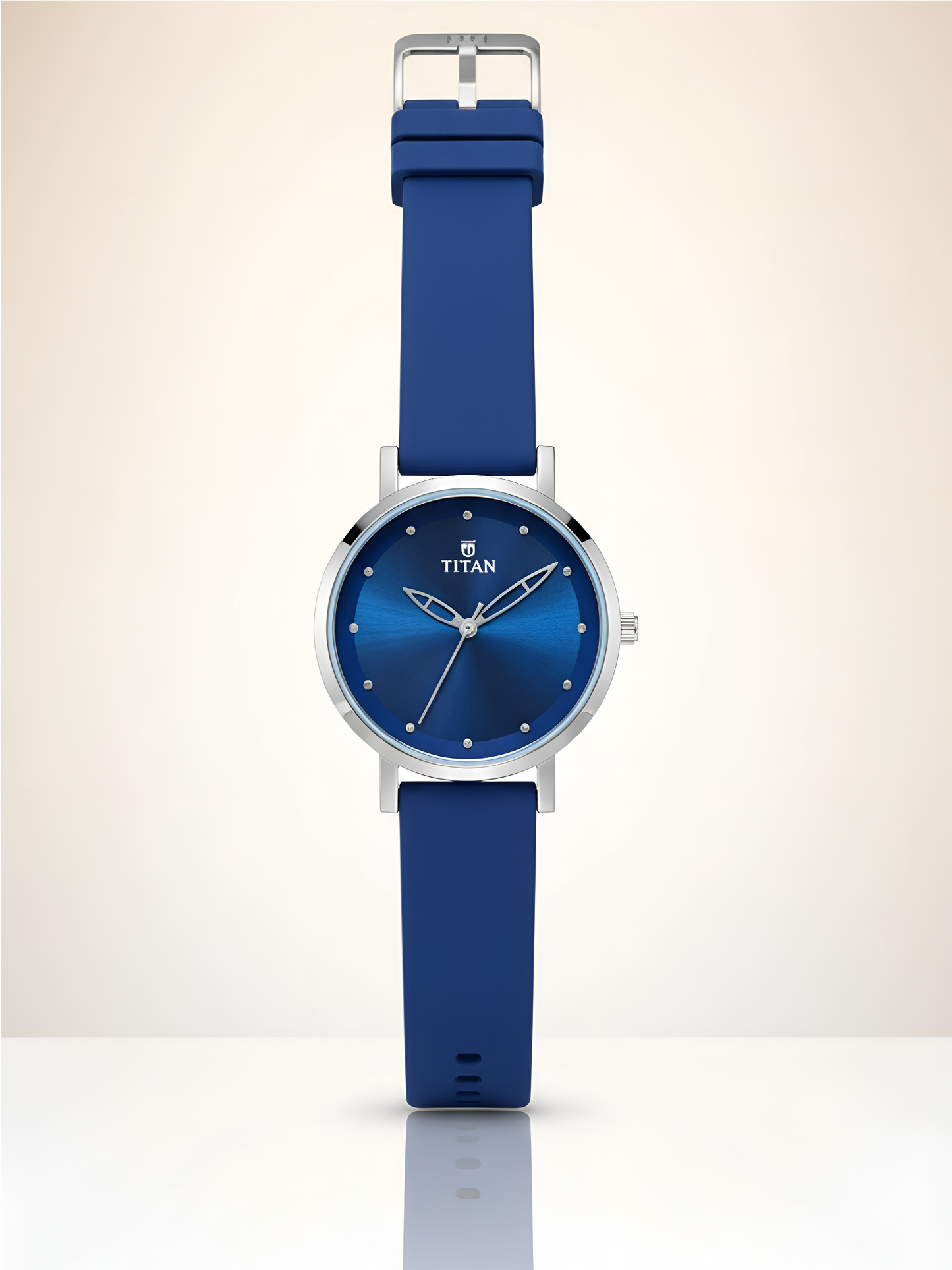 Titan Purple 95133WL03 Blue Dial Analog watch unisex