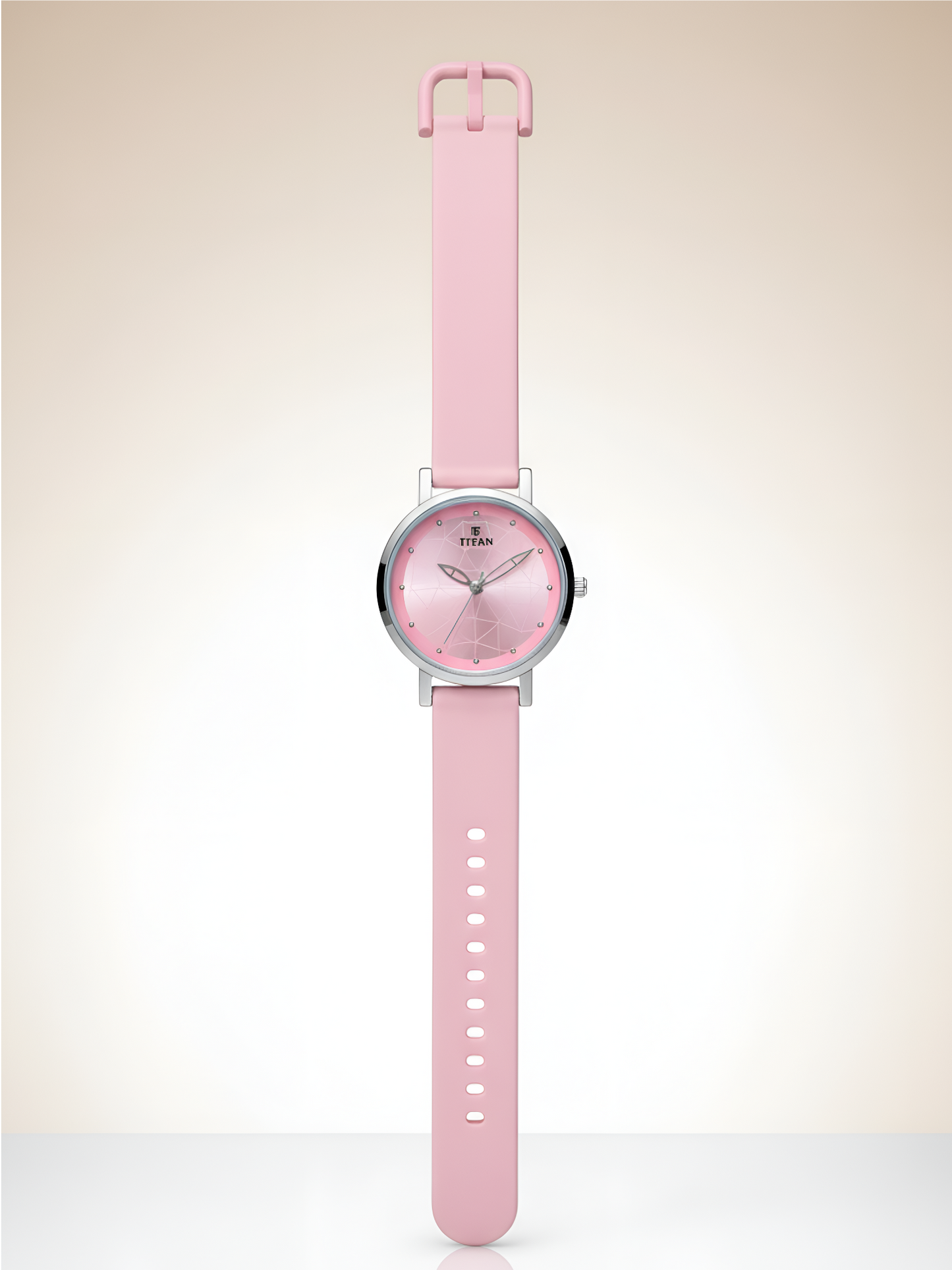 Helix By Timex Pink Round Analog Silicone Watch Women -TW048HL14