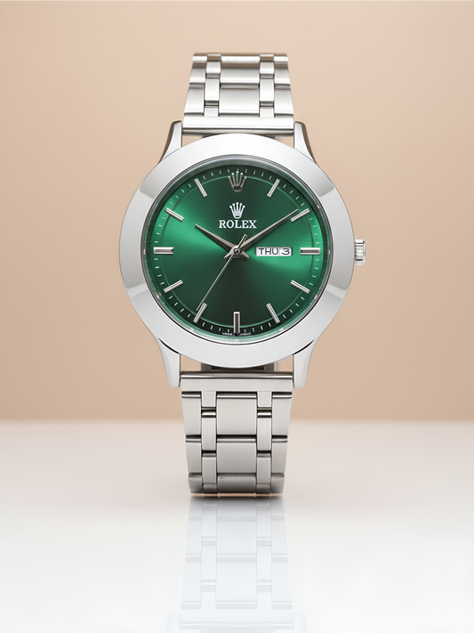 Rolax Oyster, 41 mm, Oystersteel M126300-0019 | Green Dail