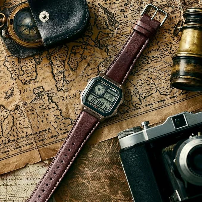 Casio Youth Digital Watch - For Men & Women D383 ( AE-1200WHL-5AVDF)