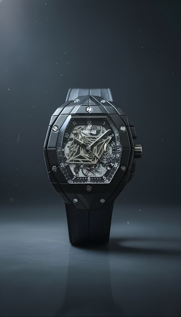 Hublot Big Bang Sang Watch Black Dial