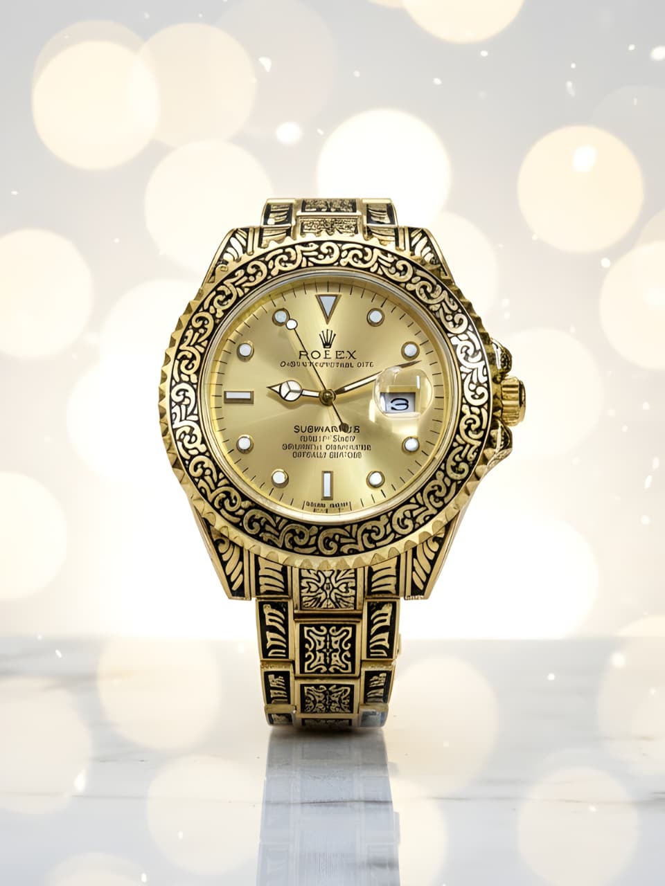 RolexGMT-Master II Oyster, 40 mm, yellow gold | gold Dial M126718GRNR-0001 Price on request